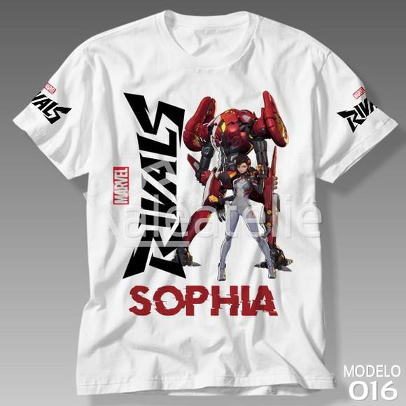 Camiseta Marvel Rivals Peni Parker Infantil Adulto