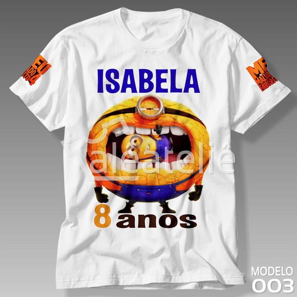 Camiseta Meu Malvado Favorito Filme Festa Personalizada