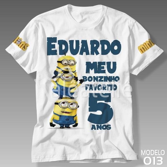 Camiseta Minions Camisa Personalizada