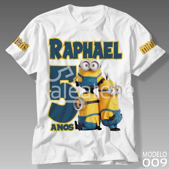 Camiseta Minions Camisa Personalizada