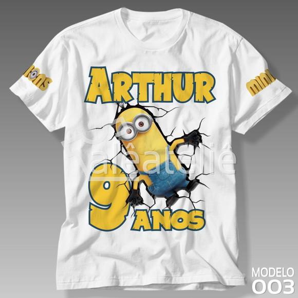 Camiseta Minions Camisa Personalizada