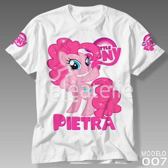 Camiseta My Little Pony Mlp Pinkie Pie Personalizada