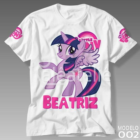 Camiseta My Little Pony Mlp Twilight Sparkle Personalizada