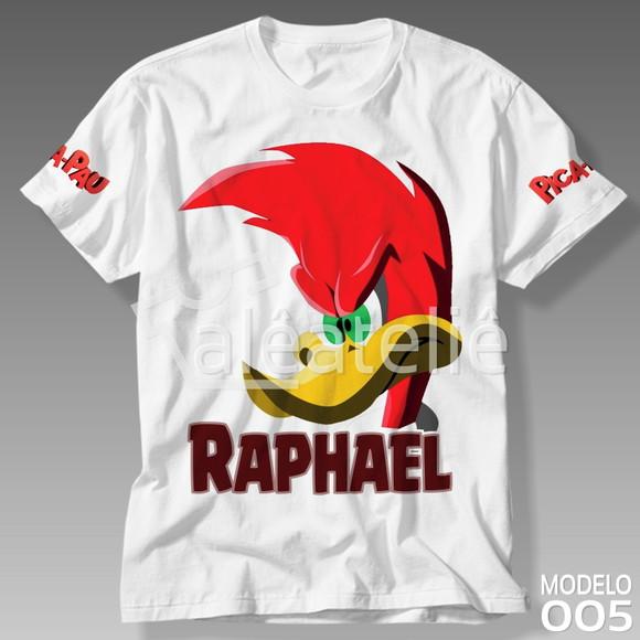 Camiseta Pica Pau Desenho Camisa Blusa Personalizada