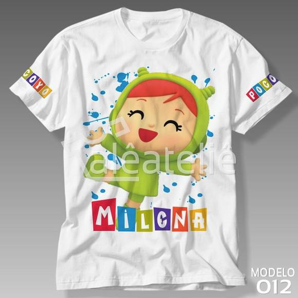 Camiseta Pocoyo Menina Nina Personalizada