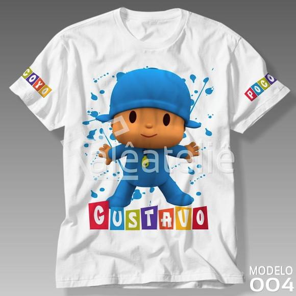 Camiseta Pocoyo Infantil Personalizada
