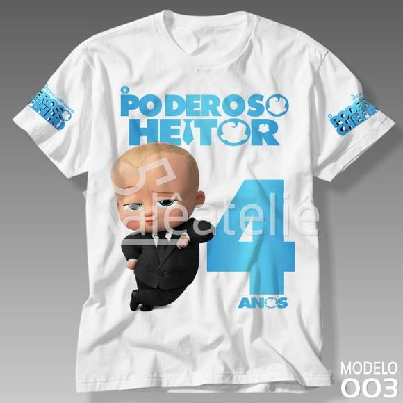 Camiseta Poderoso Chefinho Festa Infantil Personalizada