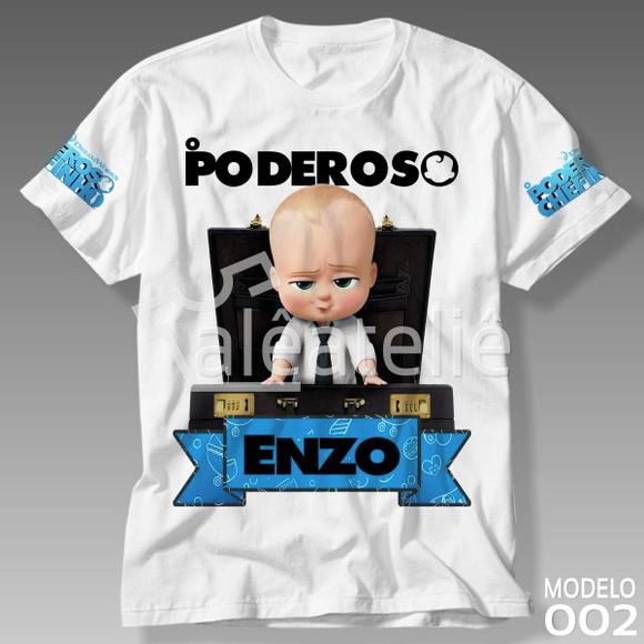 Camiseta Poderoso Chefinho Personalizada com Nome