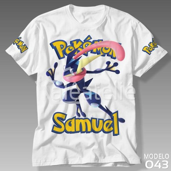 Camiseta Pokemon Unite Greninja Infantil Adulo Personalizada