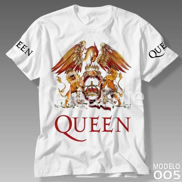 Camiseta Queen Banda Rock Heavy Metal