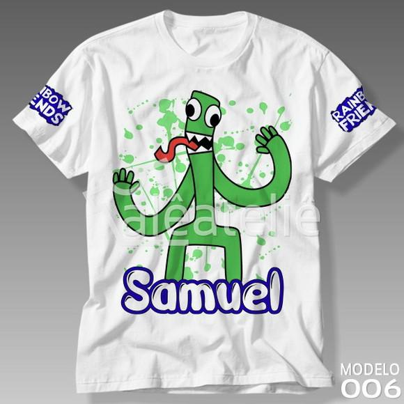 Camiseta Rainbow Friends Purple Roxo Personalizada