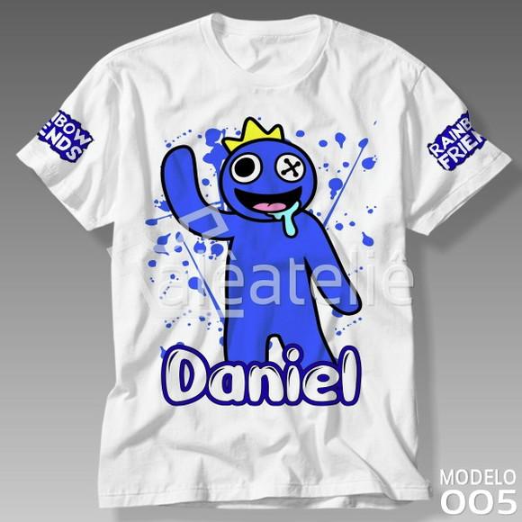 Camiseta Rainbow Friends Purple Roxo Personalizada