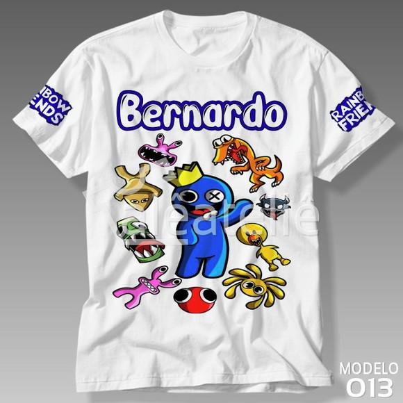 Camiseta Rainbow Friends T-shirt Unissex Blusa Personalizada