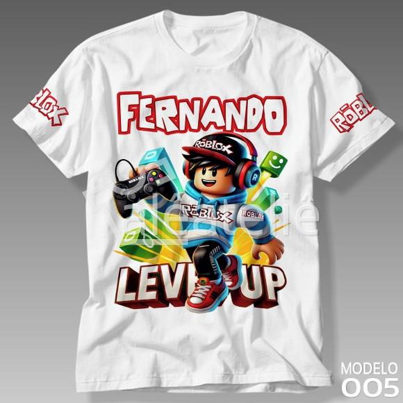 Camiseta Roblox Jogo Game Skin Personalizada