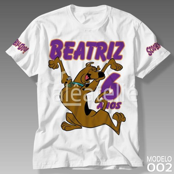 Camiseta Scooby Doo Personalizada Festa Aniversário