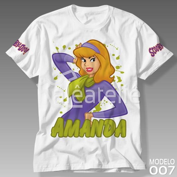 Camiseta Scooby Doo Personalizada Fred Velma Daphne Salsicha