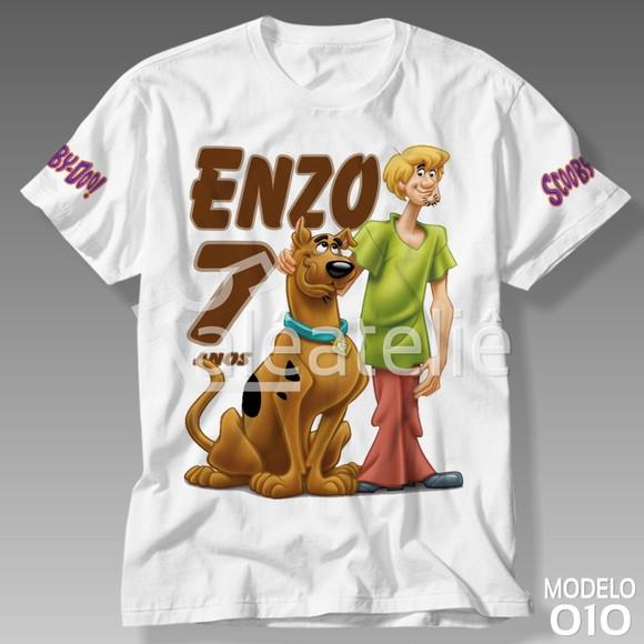 Camiseta Scooby Doo Personalizada Fred Velma Daphne Salsicha
