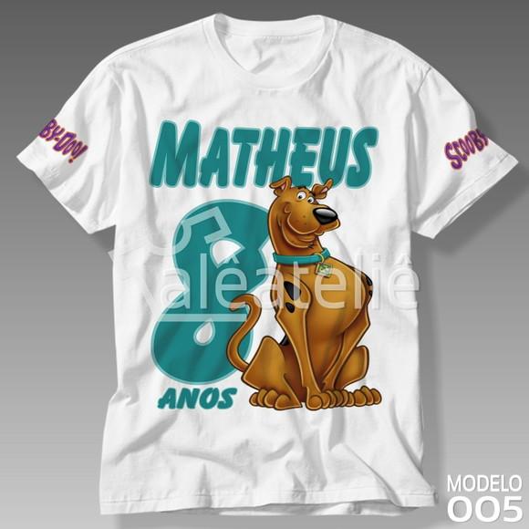 Camiseta Scooby Doo Personalizada Fred Velma Daphne Salsicha