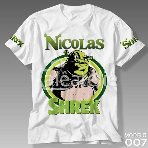 Camiseta Shrek T-shirt Unissex Personalizada