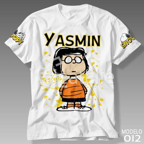 Camiseta Snoopy Marcie T-shirt Unissex Personalizada