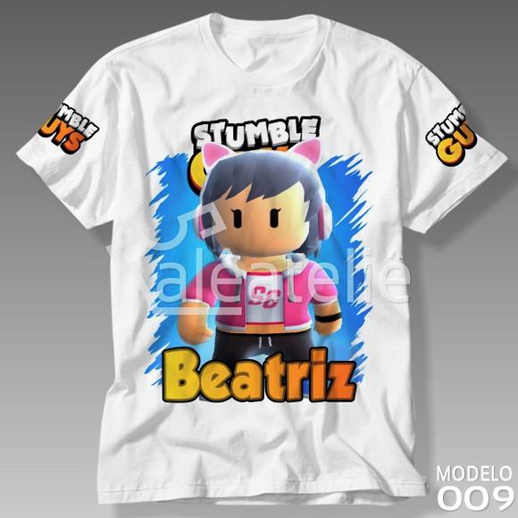 Camiseta Stumble Guys Streamer Sophia Personalizada