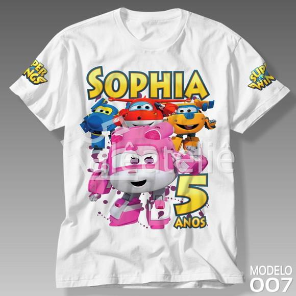 Camiseta Super Wings Festa Dizzy Personalizada