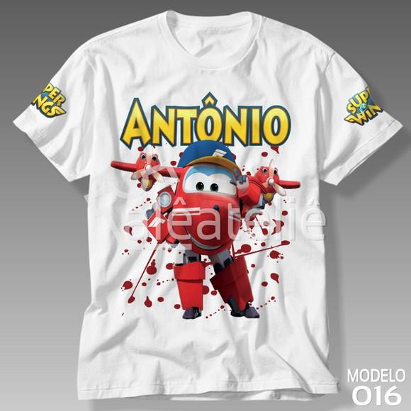 Camiseta Super Wings Flip Personalizada