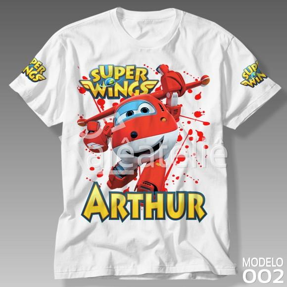 Camiseta Super Wings Jett Personalizada