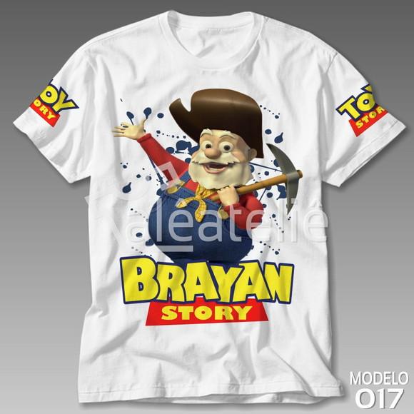 Camiseta Toy Story Mineiro Woody Buzz Jessie Personalizada