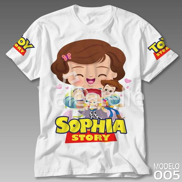 Camiseta Toy Story Woody Buzz Lightyear Jessie Personalizada