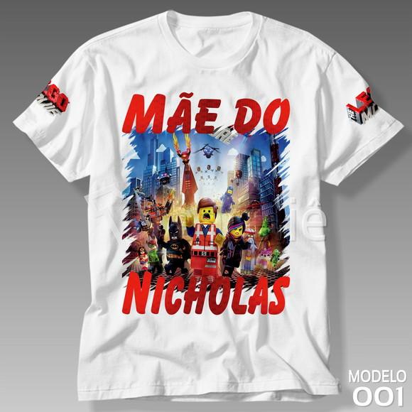 Camiseta Uma Aventura Lego Filme Personalizada