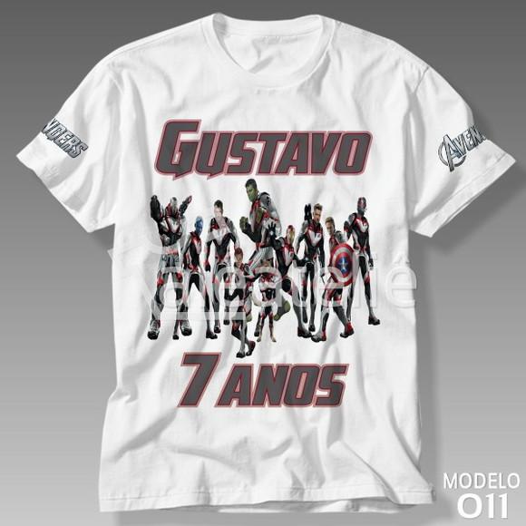 Camiseta Vingadores Avengers Ultimato Personalizada