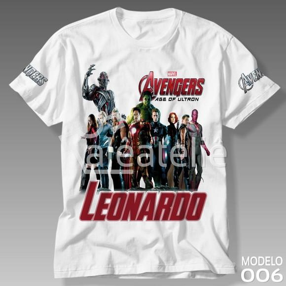 Camiseta Vingadores Avengers Ultron Personalizada