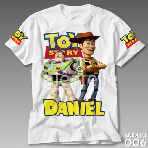 Camisa Toy Story Personalizada