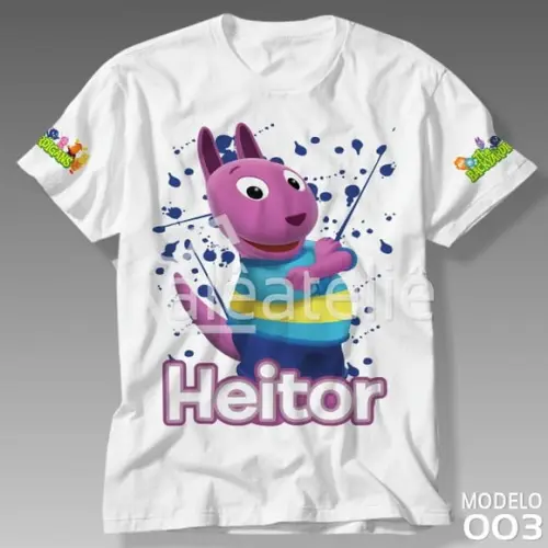 Camiseta Backyardigans Austin Personalizada
