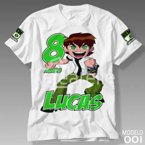 Camiseta Ben 10 Omnitrix Gwen Camisa Blusa Personalizada