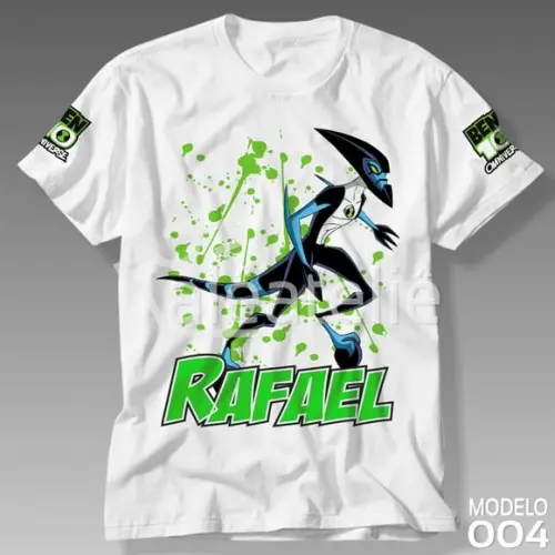 Camiseta Ben 10 Omnitrix Xlr8 Camisa Blusa Personalizada