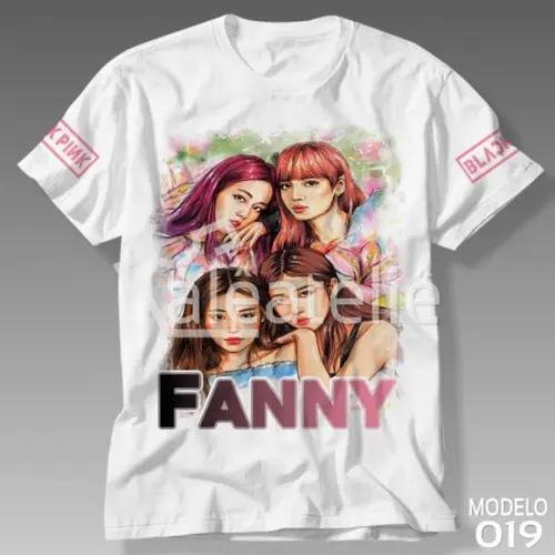 Camiseta BlackPink Infantil Adulto Personalizada