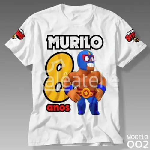 Camiseta Brawl Stars El Primo Personalizada Game