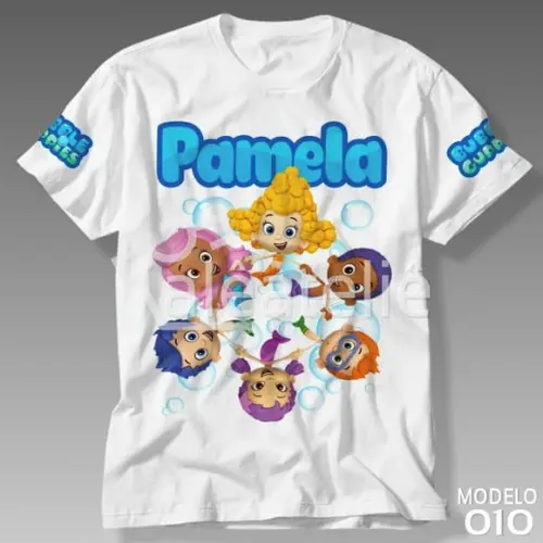 Camiseta Bubble Guppies Personalizada