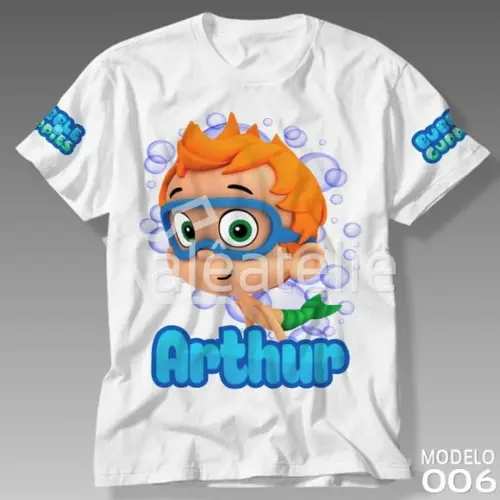 Camiseta Bubble Guppies Nonny Personalizada