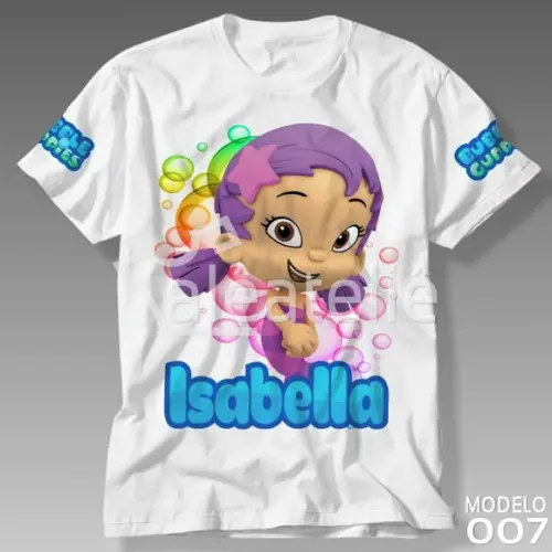 Camiseta Bubble Guppies Oona Personalizada