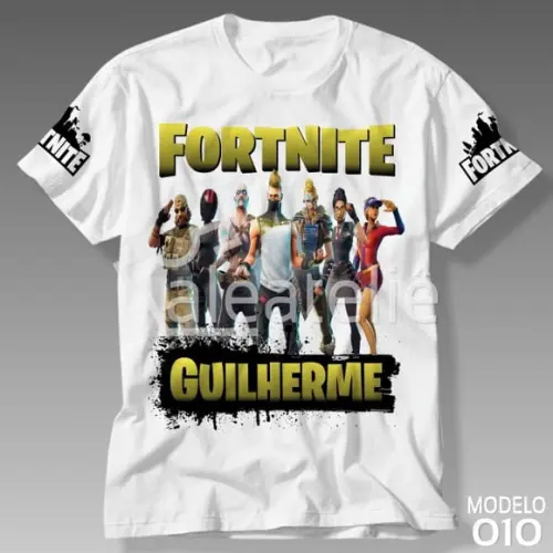 Camiseta Camisa Game Fortnite Battle Royale Personalizada