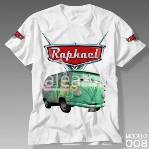 Camiseta Carros Disney Fillmore Blusa Personalizada