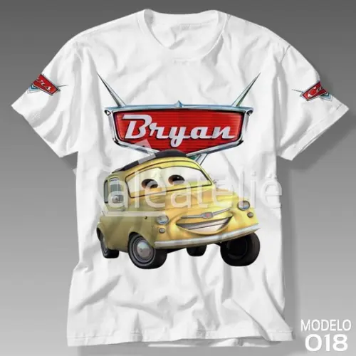 Camiseta Carros Disney Luigi Infantil Adulto Personalizada