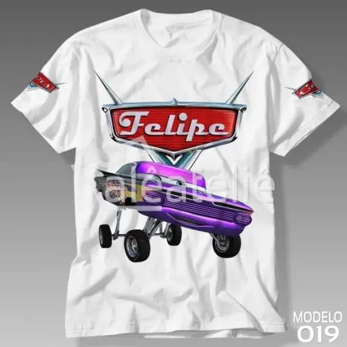 Camiseta Carros Disney Ramone Infantil Adulto Personalizada
