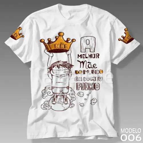 Camiseta Dia das Mães Melhor Mae