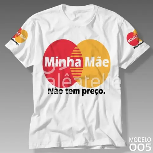 Camiseta Dia das Mães Minha Mae