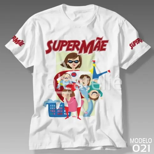 Camiseta Dia das Mães Supermãe