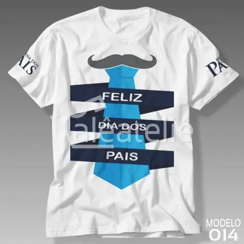 Camiseta Dia Dos Pais Gravata Papai